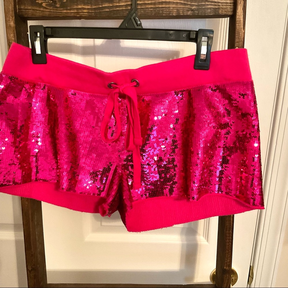 Pink Victoria’s Secret Sequins Shorts